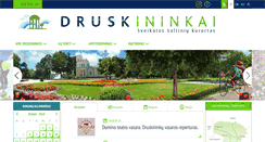 Desktop Screenshot of info.druskininkai.lt